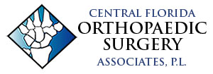 Central Florida Orthopaedic Surgery Associates logo featuring a professional diamond design and skeletal graphic.